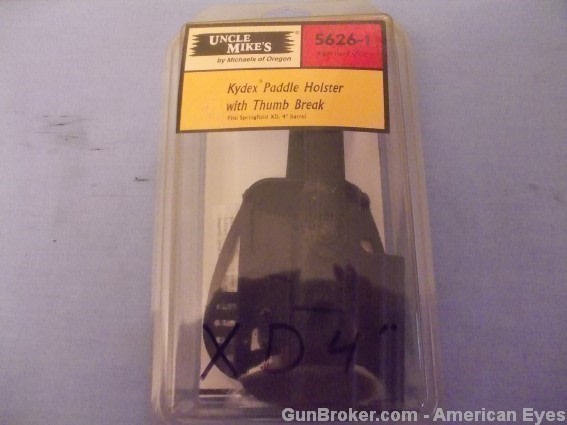 UMikes Kydex Paddle Hol TB Spfd XD4 #5626-1-img-0