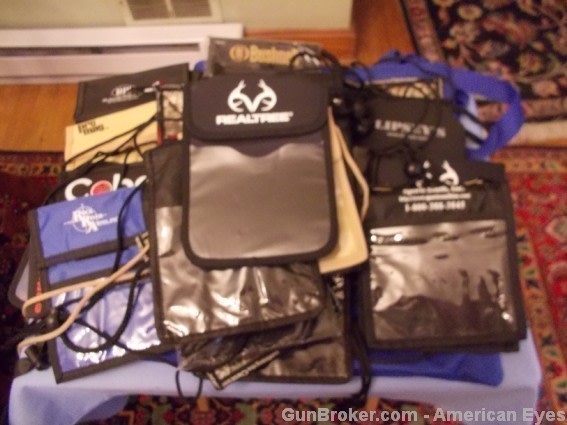 One lot 25 + Show Badge Holders & S&W Tote-img-14