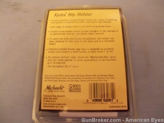 UMikes Kydex HipHolster Springfield XD4#5326-1-img-2