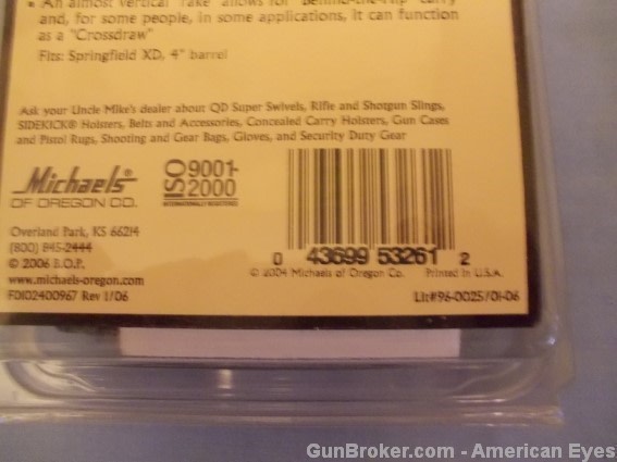UMikes Kydex HipHolster Springfield XD4#5326-1-img-1