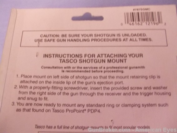 Tasco Shotgun MNT Fits Win Ranger #787SGMC-img-2