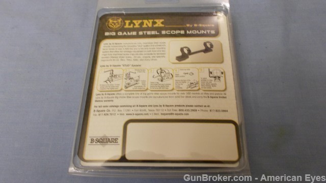 LYNX Scope Mount 2PC Anschutz 64/64M #1845 W/Rings-img-13