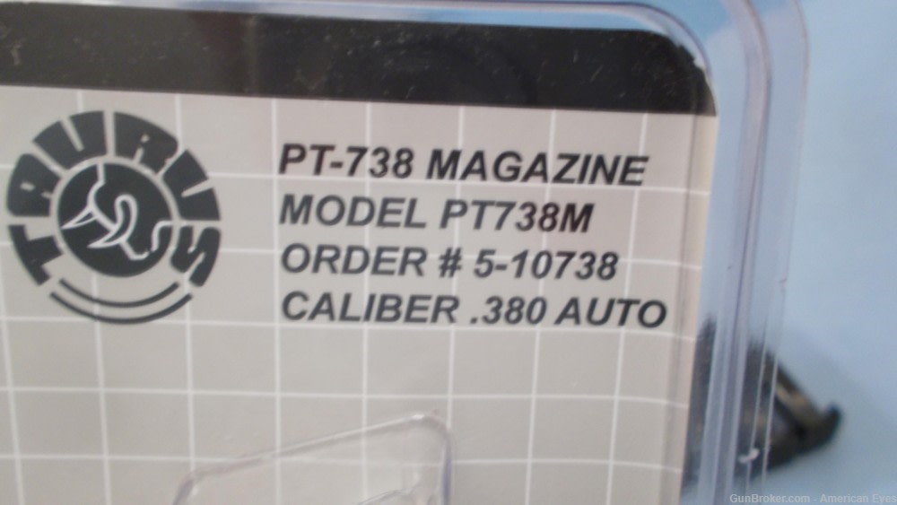 [5] TAURUS Magazines TCP PT738 6rd 380acp Factory OEM-img-20