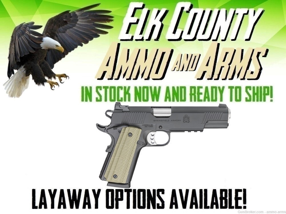 Springfield Armory 1911 Operator .45 ACP 5" Black Cerakote PO9230-img-0
