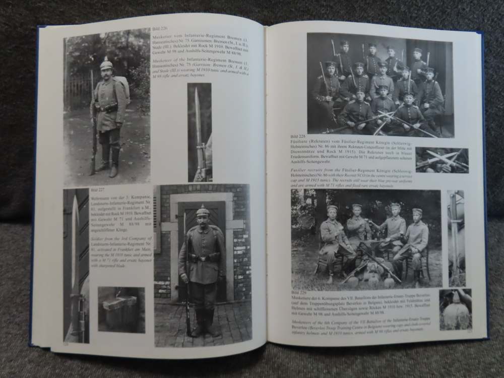 GERMAN UNIFORMS AND BAYONETS 1841-1945-676 PHOTOS OF SOLDIERS W/BAYONETS-img-9
