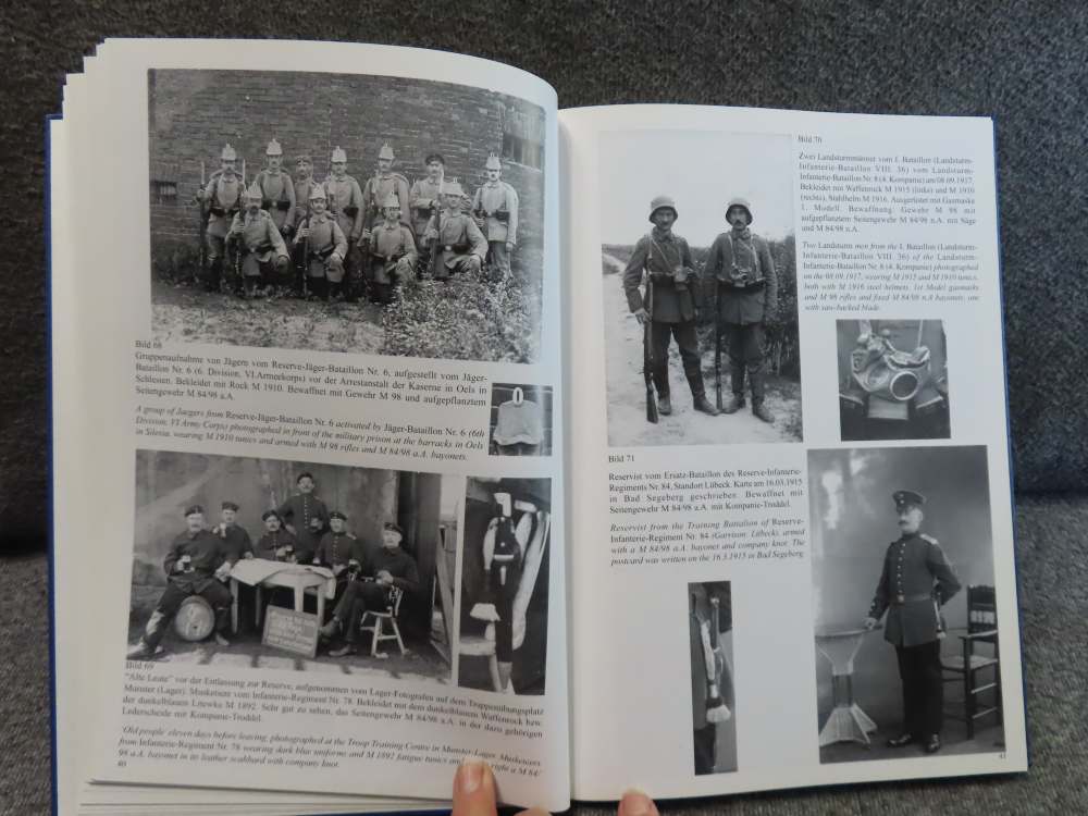 GERMAN UNIFORMS AND BAYONETS 1841-1945-676 PHOTOS OF SOLDIERS W/BAYONETS-img-6