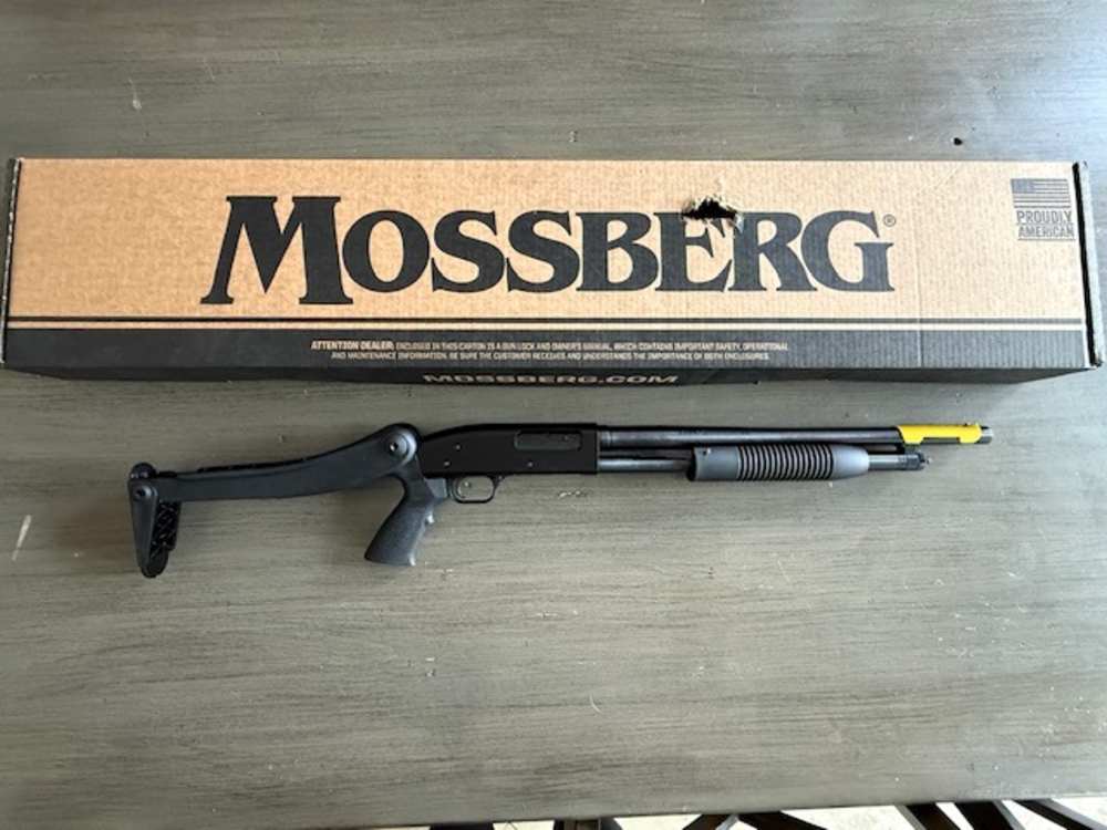 Mossberg Maverick 88 Security 12ga 18.5" 5+1 Black Shotgun 31027 Folding-img-0