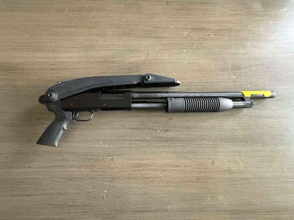 Mossberg Maverick 88 Security 12ga 18.5" 5+1 Black Shotgun 31027 Folding-img-3