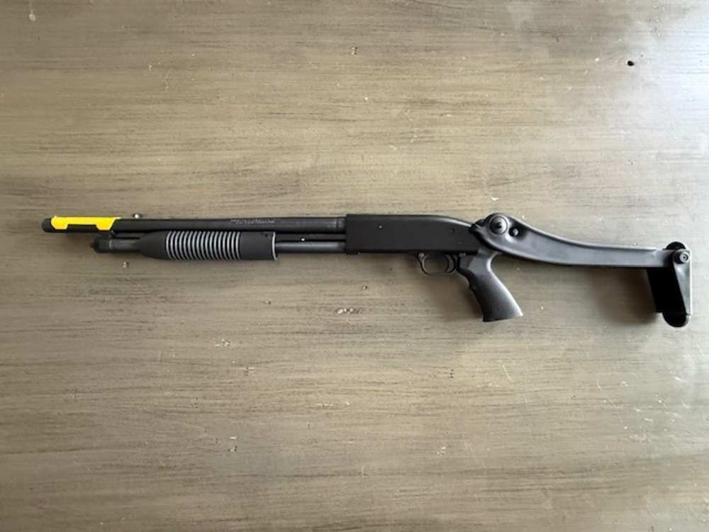 Mossberg Maverick 88 Security 12ga 18.5" 5+1 Black Shotgun 31027 Folding-img-1
