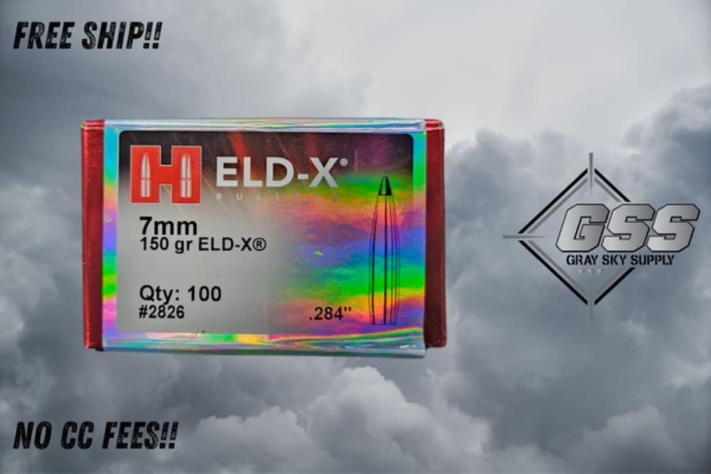 Hornady ELD-X 7mm 150gr 100/box-img-1