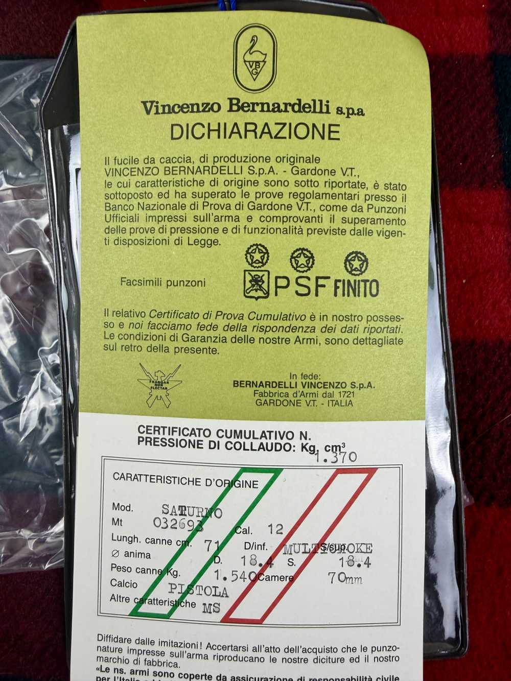 NOS NIB V Bernadelli Saturno Italian made prior to Turkish ownership-img-4