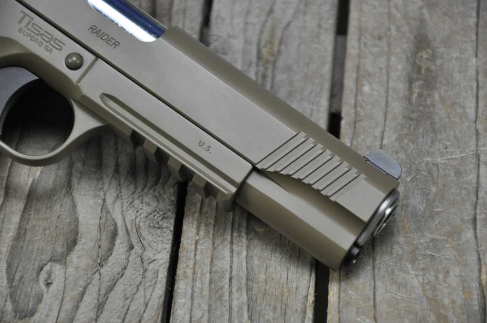 Unfired Tisas 1911 Duty Raider .45 ACP w/ Dawson Toolless Guide Rod-img-4