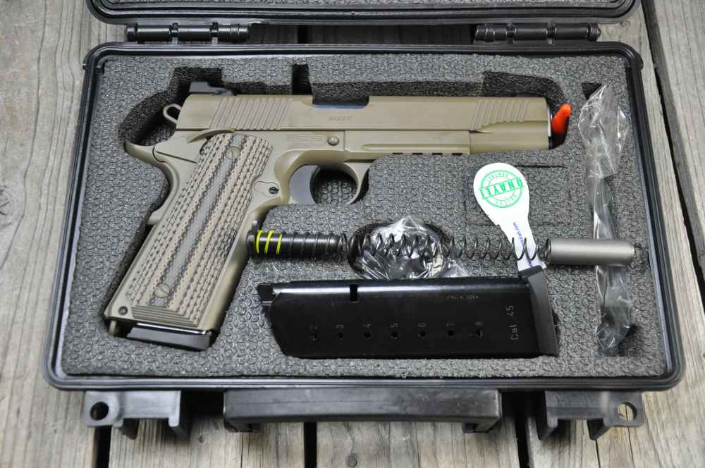 Unfired Tisas 1911 Duty Raider .45 ACP w/ Dawson Toolless Guide Rod-img-9