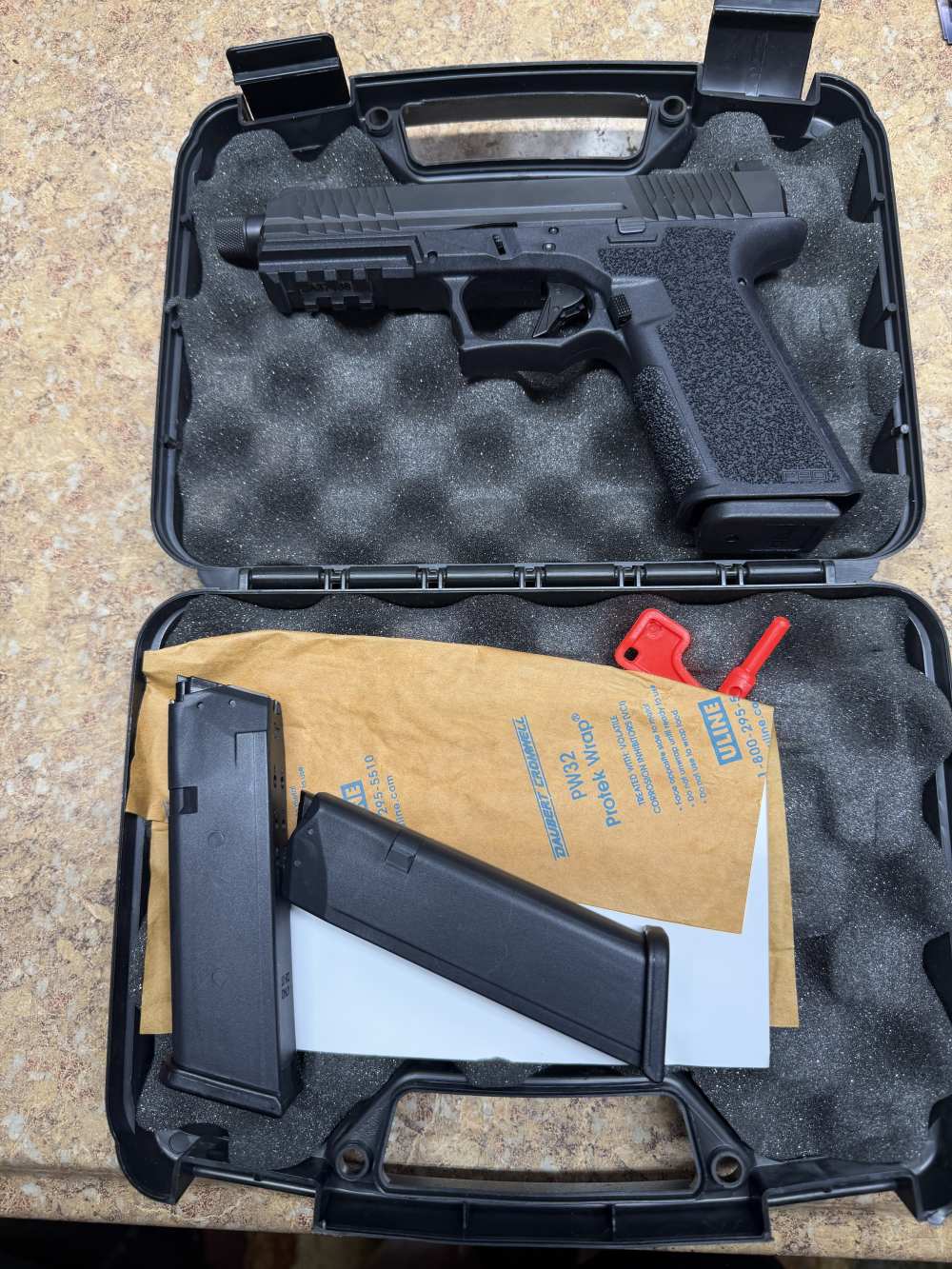 Polymer 80 PFS9 Black 4.5" Threaded 9mm 3 10RD mags NIGHT SIGHTS-img-9