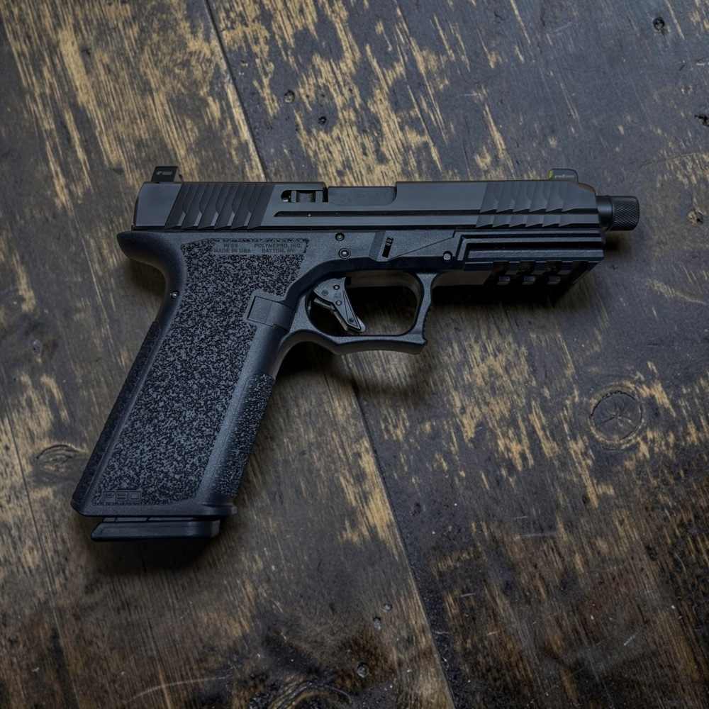 Polymer 80 PFS9 Black 4.5" Threaded 9mm 3 10RD mags NIGHT SIGHTS-img-0