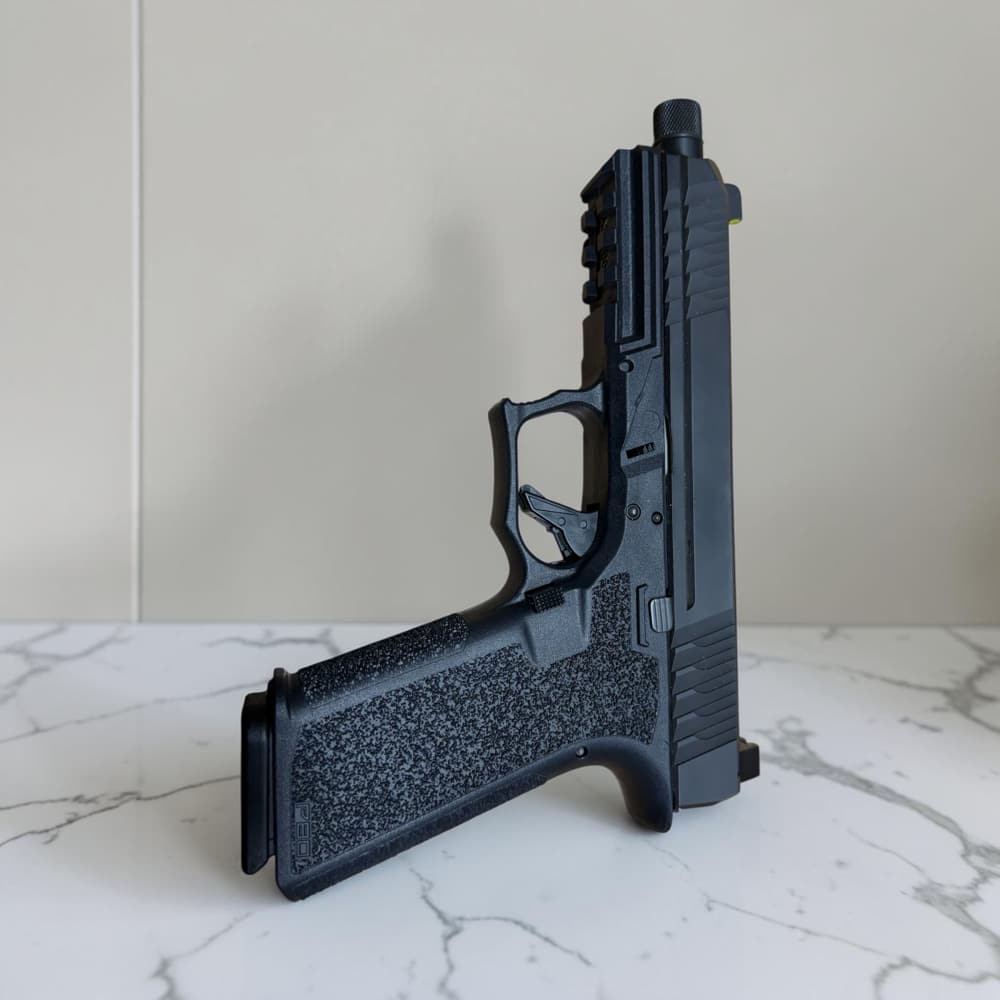 Polymer 80 PFS9 Black 4.5" Threaded 9mm 3 10RD mags NIGHT SIGHTS-img-1