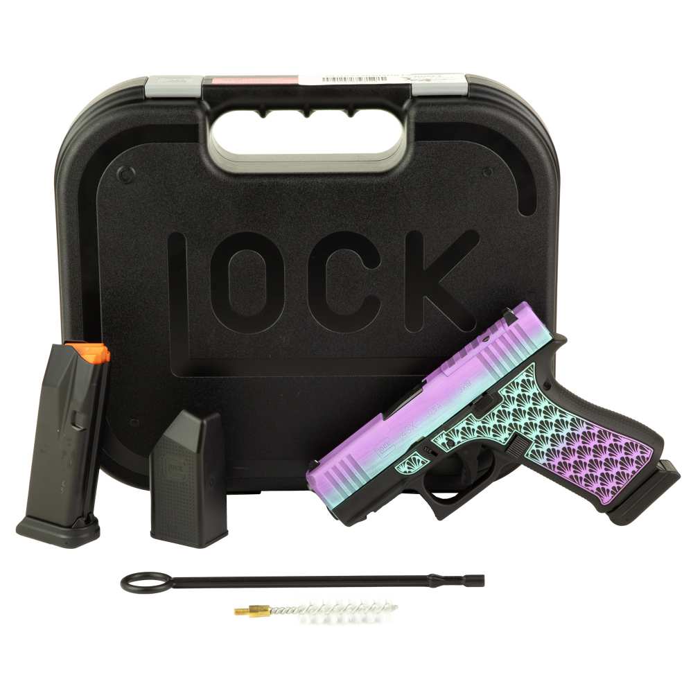 GLOCK, 43X, 9mm Custom Island Bug Cerakote NIB-img-3