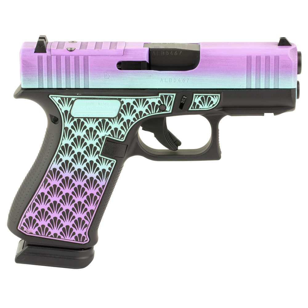 GLOCK, 43X, 9mm Custom Island Bug Cerakote NIB-img-1
