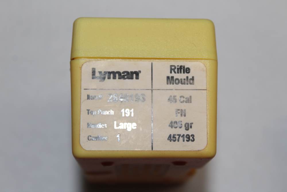 Lyman Bullet mold # 2640193 45 cal, 405g NEW-img-0