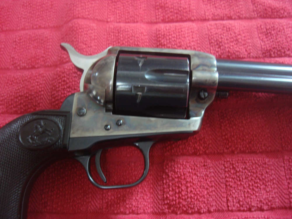 COLT SINGLE ACTION ARMY 3RD GEN 45 COLT 4 3/4 BARREL MATCH BOX PENNY NO RES-img-7