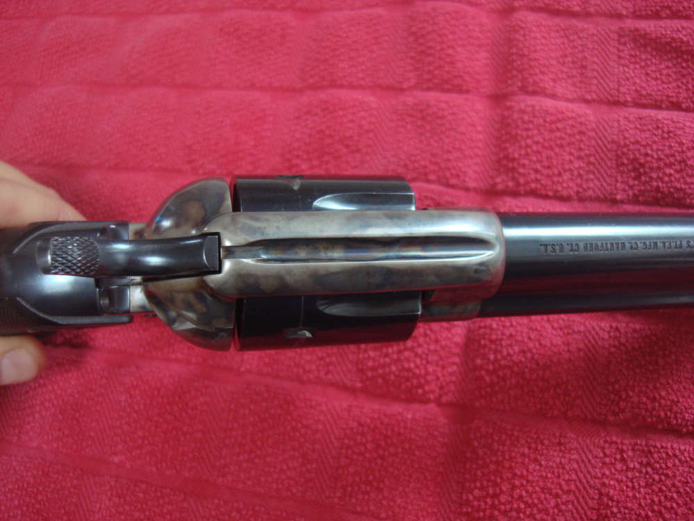 COLT SINGLE ACTION ARMY 3RD GEN 45 COLT 4 3/4 BARREL MATCH BOX PENNY NO RES-img-17