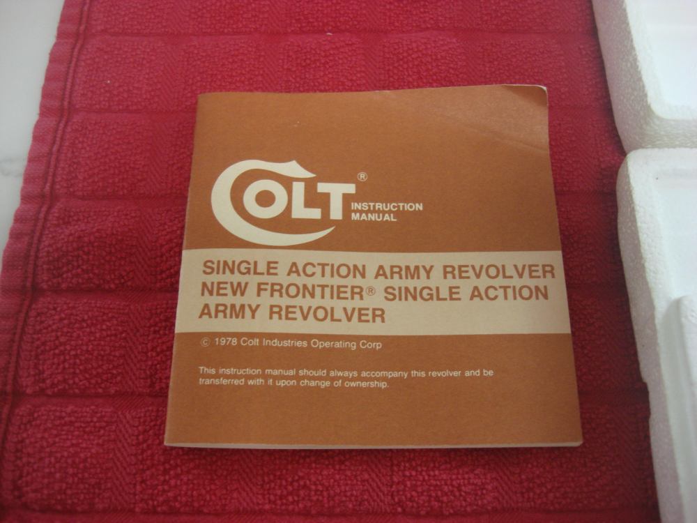 COLT SINGLE ACTION ARMY 3RD GEN 45 COLT 4 3/4 BARREL MATCH BOX PENNY NO RES-img-43