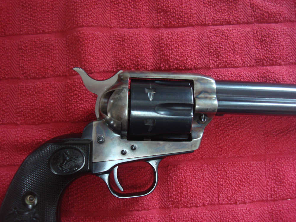 COLT SINGLE ACTION ARMY 3RD GEN 45 COLT 4 3/4 BARREL MATCH BOX PENNY NO RES-img-5