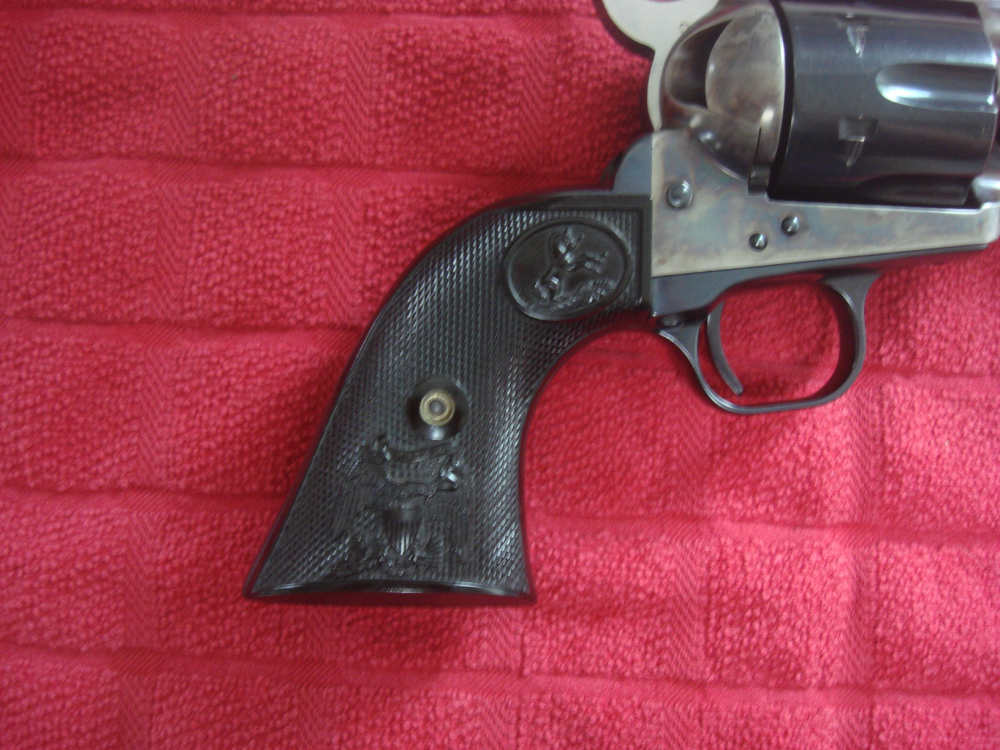 COLT SINGLE ACTION ARMY 3RD GEN 45 COLT 4 3/4 BARREL MATCH BOX PENNY NO RES-img-4