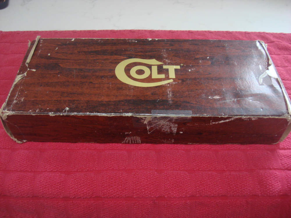 COLT SINGLE ACTION ARMY 3RD GEN 45 COLT 4 3/4 BARREL MATCH BOX PENNY NO RES-img-40