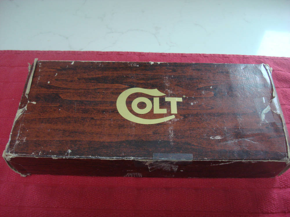 COLT SINGLE ACTION ARMY 3RD GEN 45 COLT 4 3/4 BARREL MATCH BOX PENNY NO RES-img-36