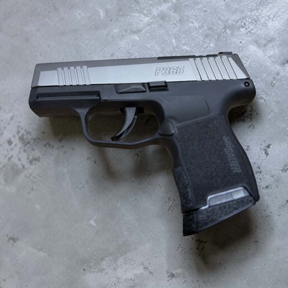 Sig Sauer P365 9MM STAINLESS SLIDE  Semi-automatic DAVIDSONS WARRANTY-img-1