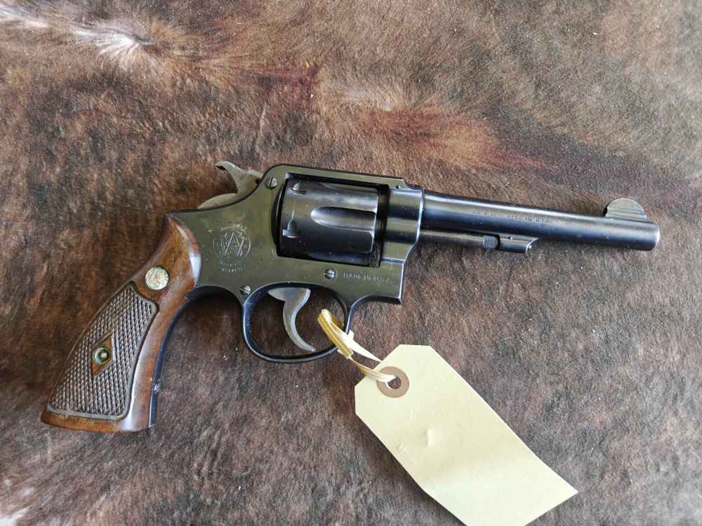 Smith and Wesson .38 M&P Pre-Model 10 .38 Special 5" Double Action Revolver-img-0