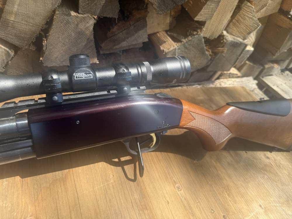 Mossberg 500A 12 gauge  24” Rifled /Ported Slug Gun Tasco 4X Scope-img-9