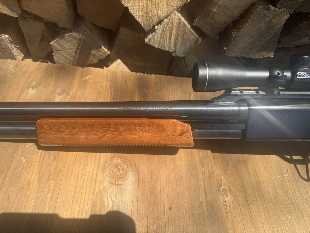 Mossberg 500A 12 gauge  24” Rifled /Ported Slug Gun Tasco 4X Scope-img-10