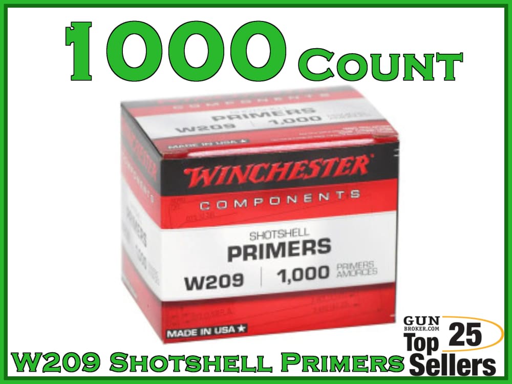 Winchester W209 Shotshell Primers 1000ct -img-0
