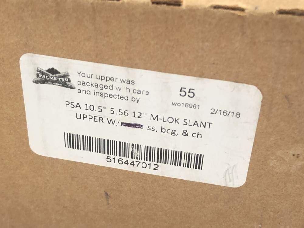 Palmetto State Armory PSA 10.5" bbl 5.56mm Complete AR-15 Upper w/ FA BCG-img-7