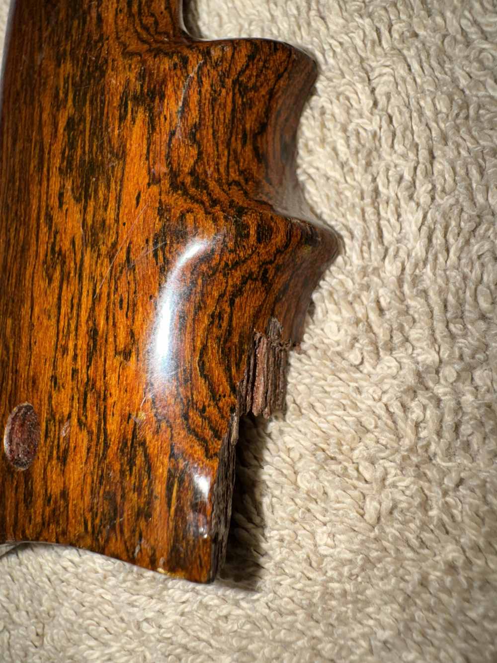 Ruger Mark II Target Wood Grips America Gripcraft Thumb Rest MKII-img-2