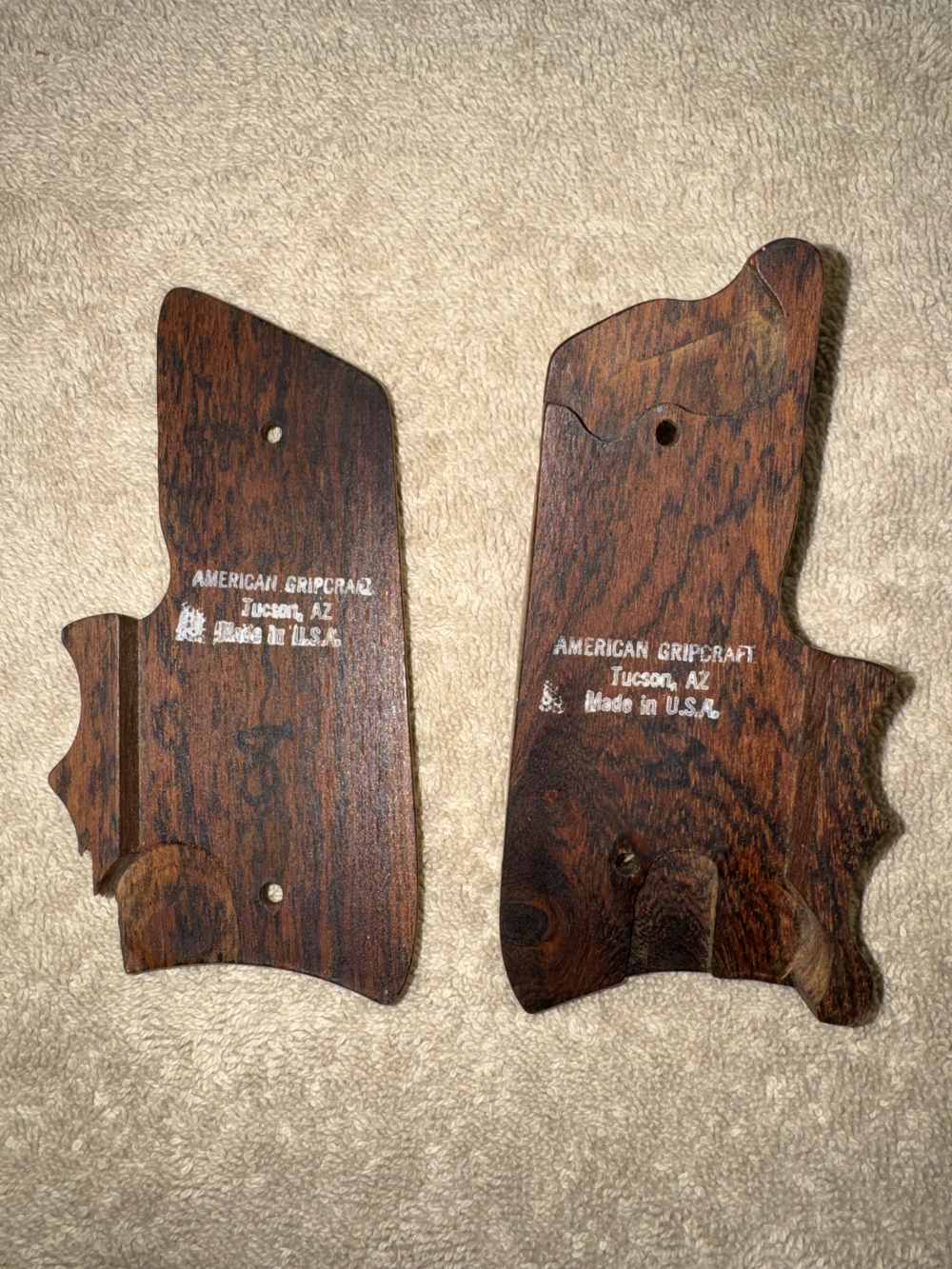 Ruger Mark II Target Wood Grips America Gripcraft Thumb Rest MKII-img-1