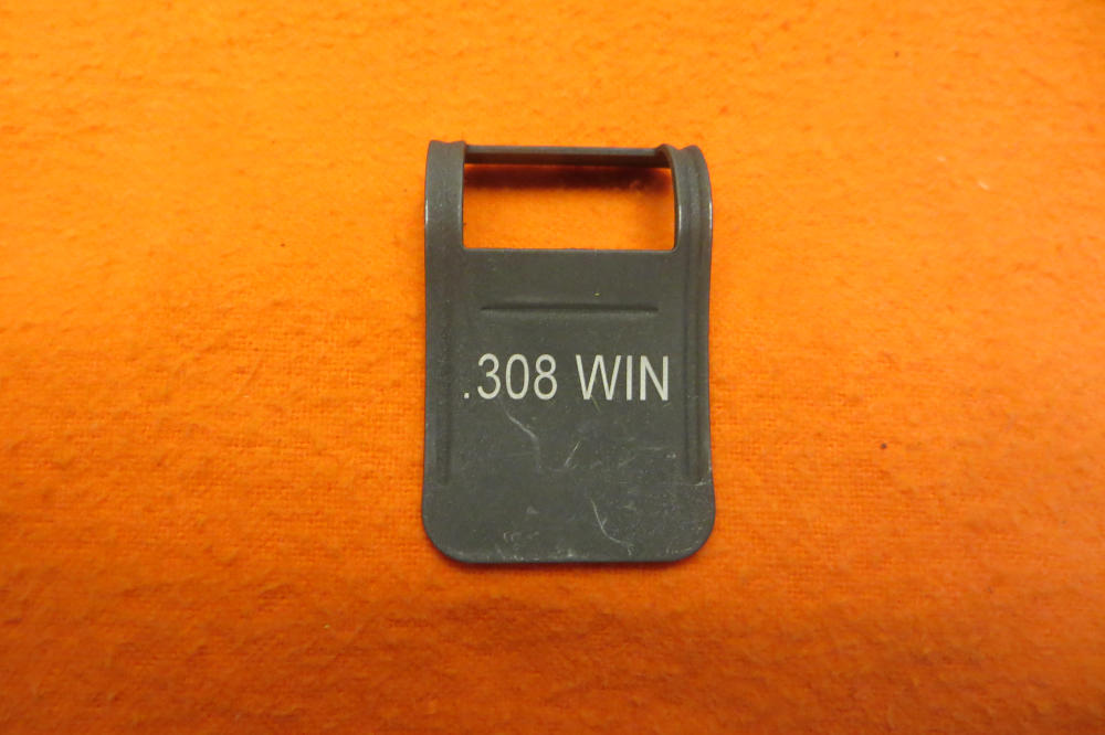 M1 Rifle Parts - Rear Sight Cover - Marked -.308 WIN    (5368)-img-0