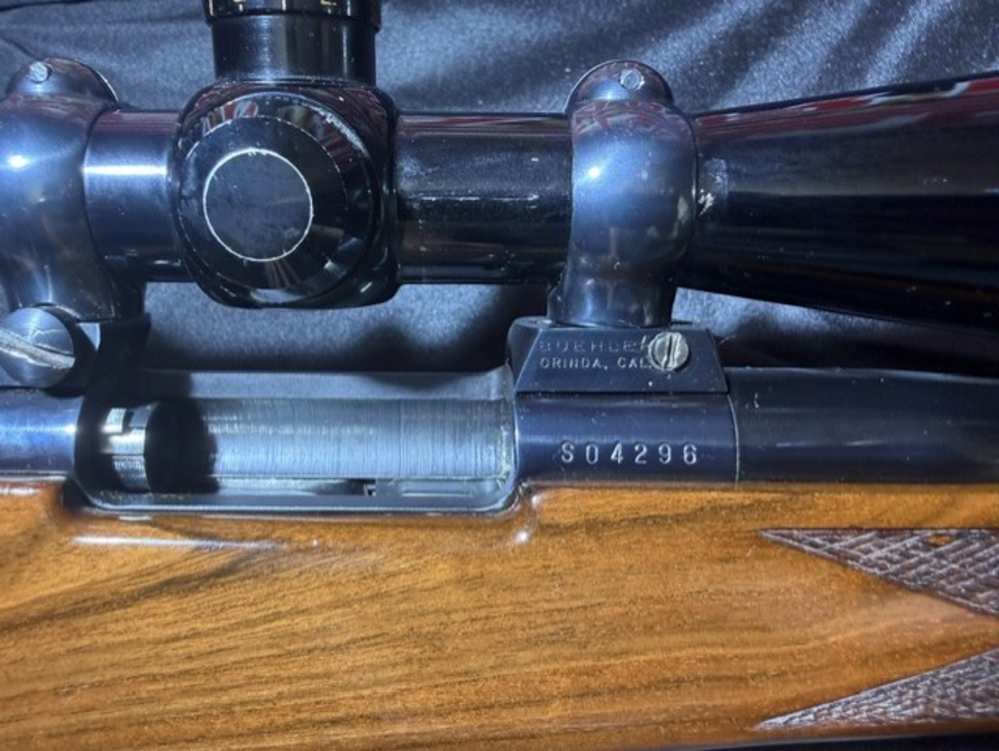Weatherby Mark V Varmintmaster .22-250 1980 gorgeous wood stock -img-13