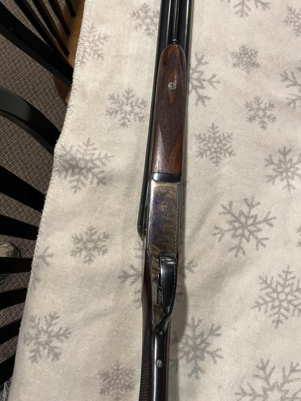 Spanish Boxlock 12 gauge side by side shotgun -img-13