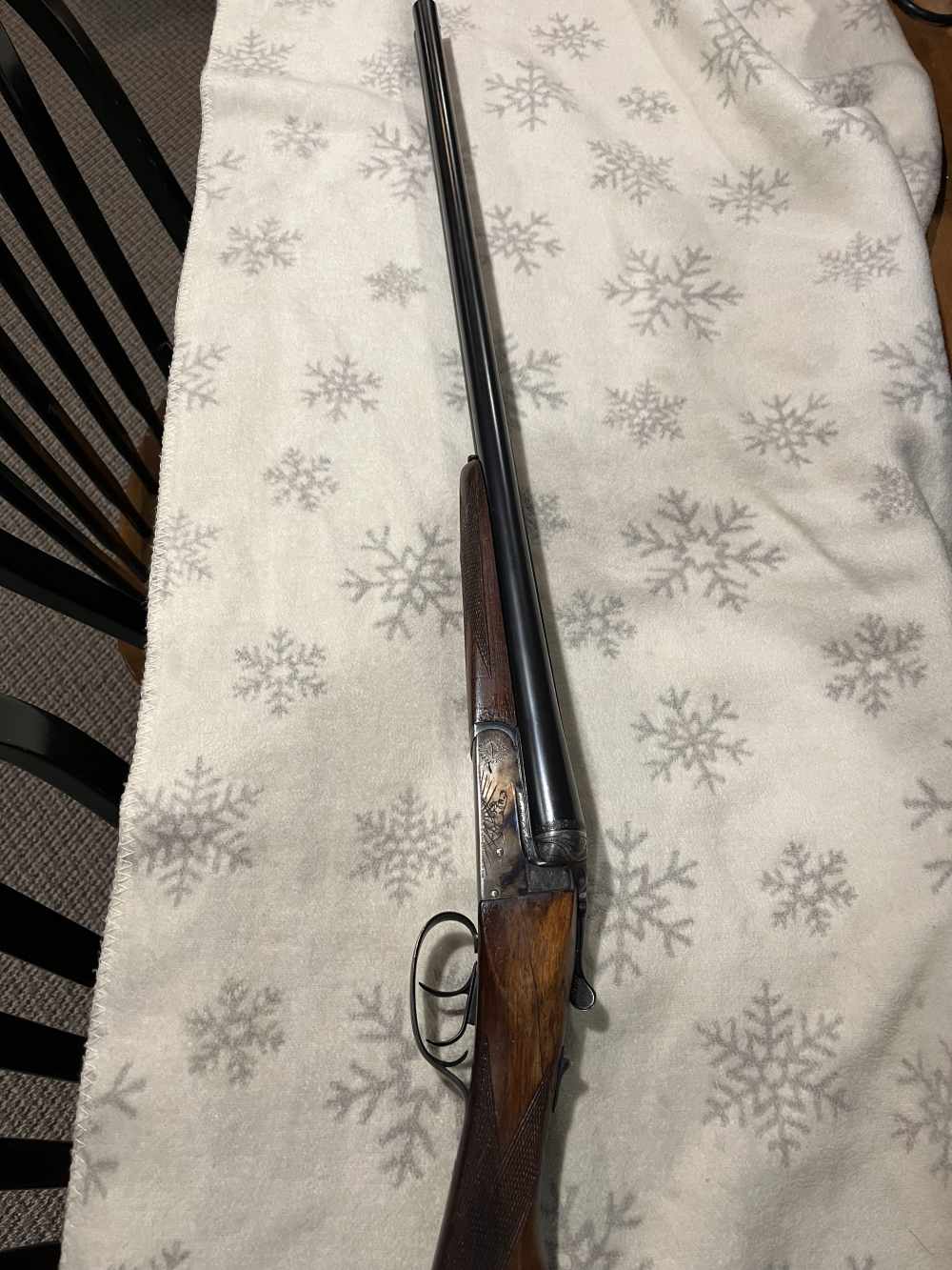 Spanish Boxlock 12 gauge side by side shotgun -img-7