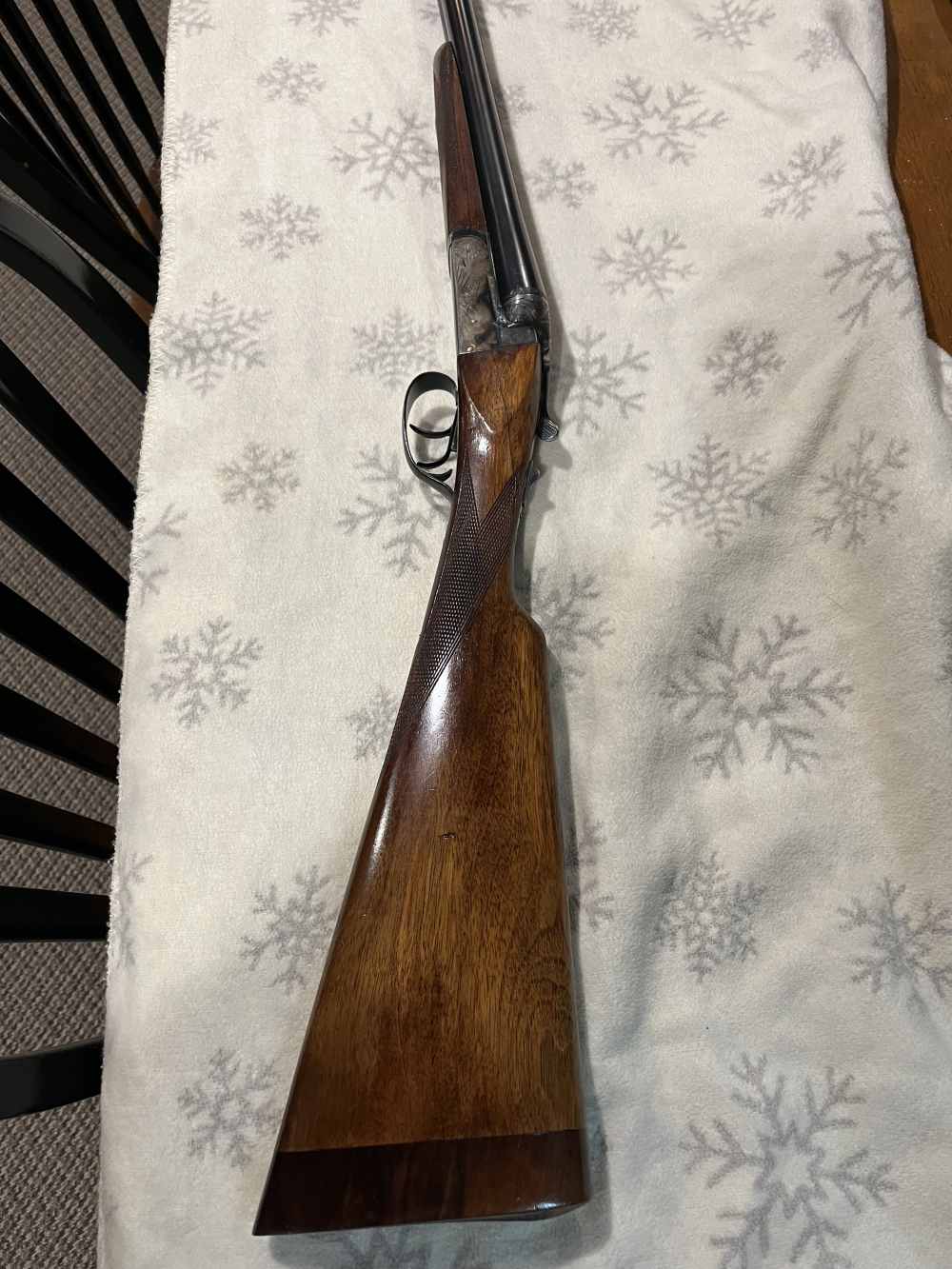 Spanish Boxlock 12 gauge side by side shotgun -img-19