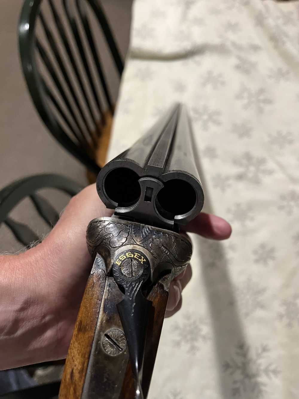 Spanish Boxlock 12 gauge side by side shotgun -img-0