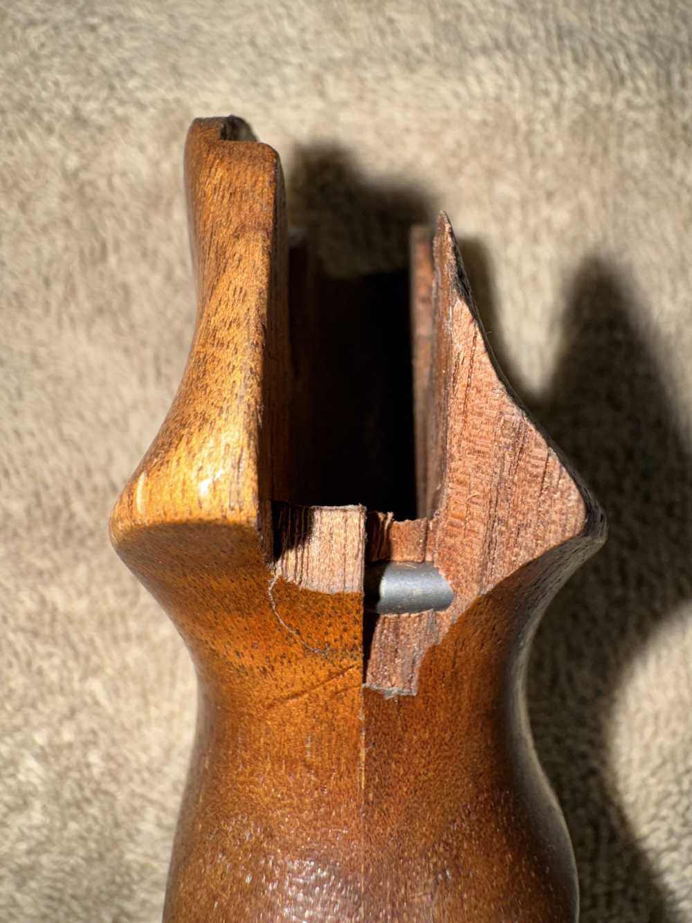Custom Herretts Wood Target Grip Laser Engraved Eagle T/C Contender G1-img-3