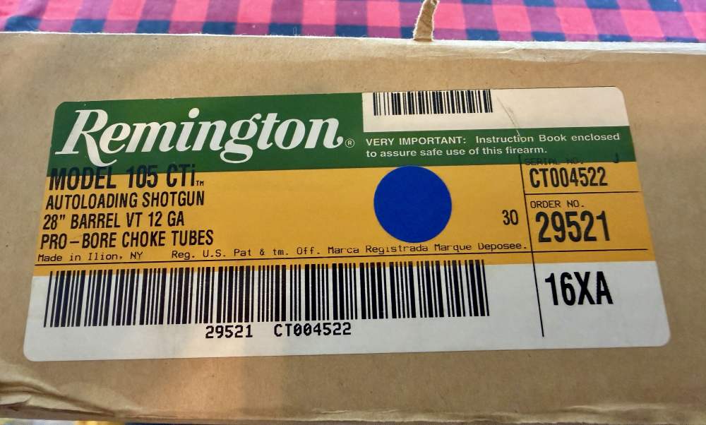 NOW NIB Remington 105 CTI 12 ga 28” Pro-Bore choke tubes 2005 Centennial-img-1