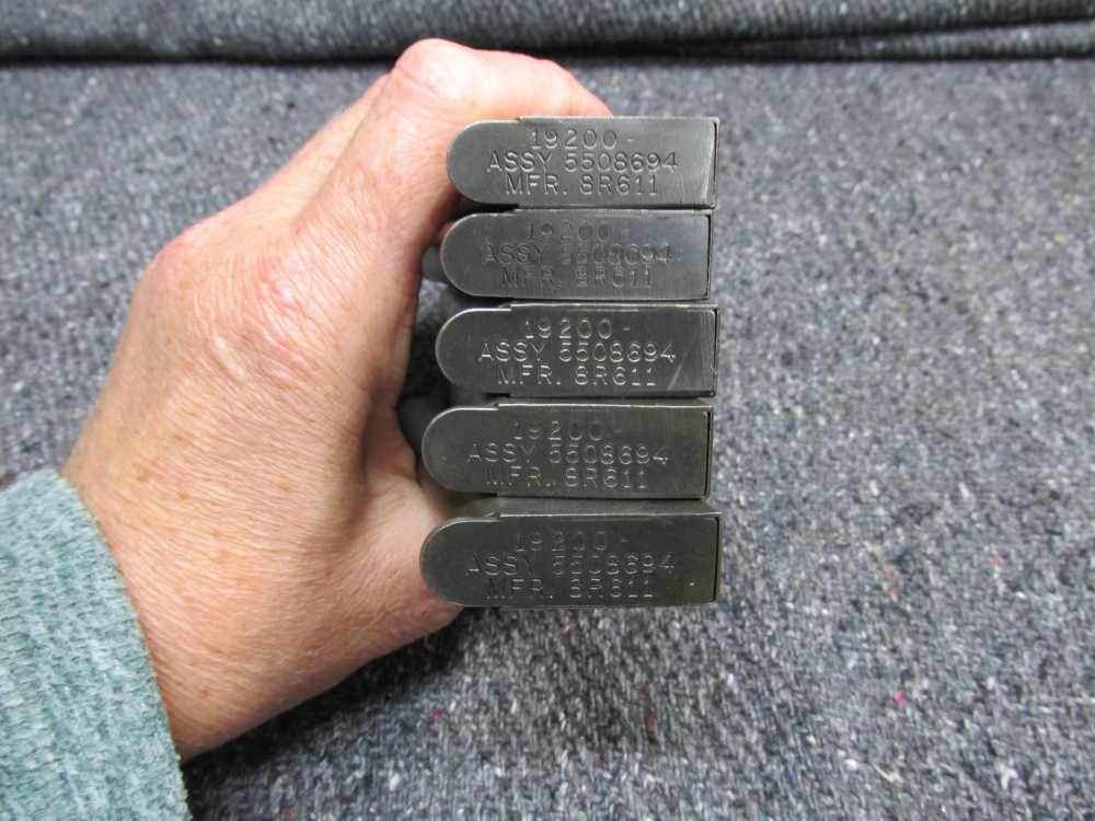 5 ORIGINAL USGI COLT MODEL 1911, .45 acp CALIBER PISTOL MAGAZINES-img-5