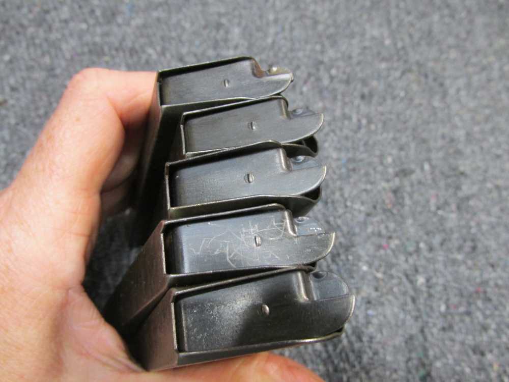 5 ORIGINAL USGI COLT MODEL 1911, .45 acp CALIBER PISTOL MAGAZINES-img-4