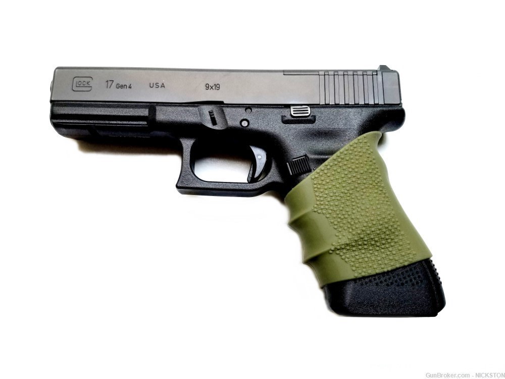 3pcs Green Universal Silicone Tactical Grips Sleeves for Full Size Pistols-img-4