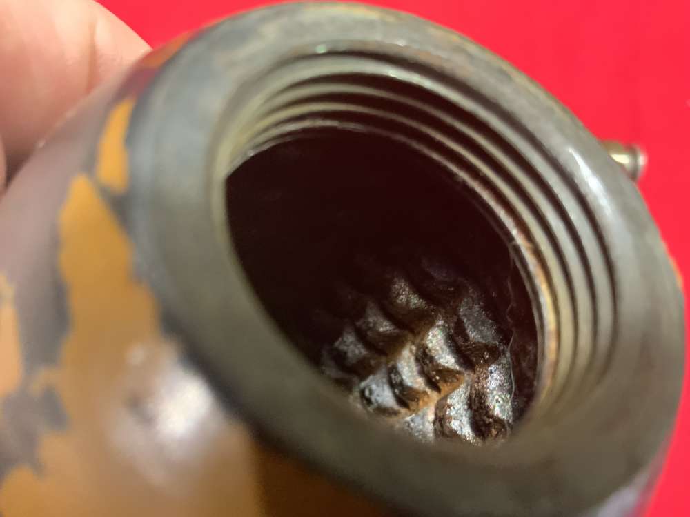 Original WWII French Brandt 60mm internally Fragmented 60mm Mortar Round-img-3